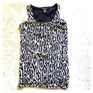 INC international concepts; animal print top